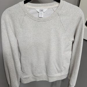 Athleta Girl Speckled Gray Top